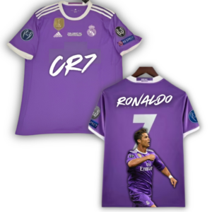 Camiseta Retro Real Madrid x Cristiano Ronaldo –  “CR7 Purple Edition”