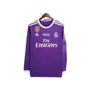 Camiseta Retro Real Madrid 2016/17 | Manga Larga Visitante