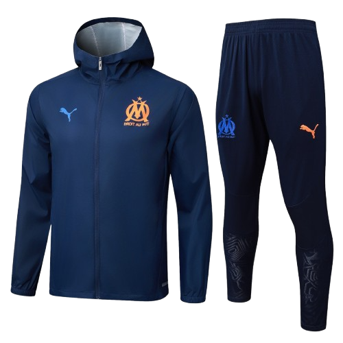 Chándal con Cortavientos Olympique Marsella | Marino Chándal con Cortavientos Olympique Marsella | Marino