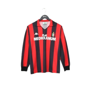 Camiseta Retro AC Milán 1988/89 Manga Larga