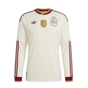 Camiseta Selección España 2 ★ Mundial 2026 | Visitante | Manga Larga | Campeones